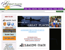 Tablet Screenshot of greatplacesinc.com